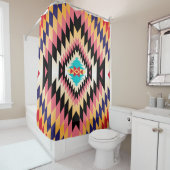 Rideau de douche Navajo Design-7 (En situation)