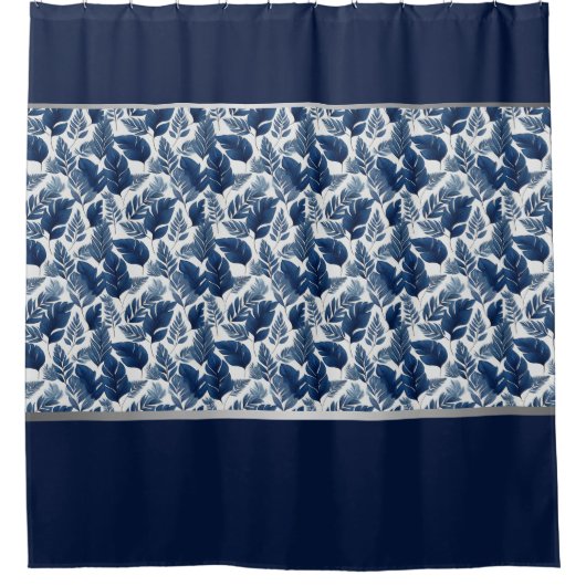 Rideau de douche Navy Tropical (Devant)