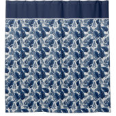 Rideau de douche Navy Tropical (Devant)