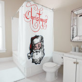 Rideau de douche Noël (En situation)