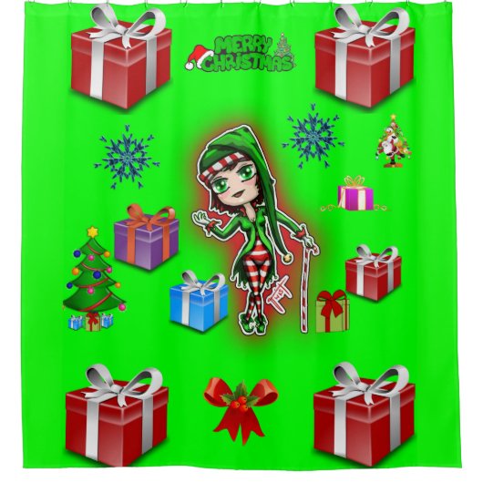 Rideau de douche Noël (Devant)