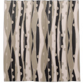 Rideau De Douche Noir Et Blanc Moderne Pour Salle  (Devant)