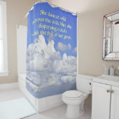 RIDEAU DE DOUCHE "NUAGES" (En situation)