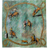 Rideau De Douche Occidentale Avec Événements De Ro (Devant)