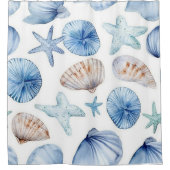 Rideau de douche Ocean Shore Seashell (Devant)
