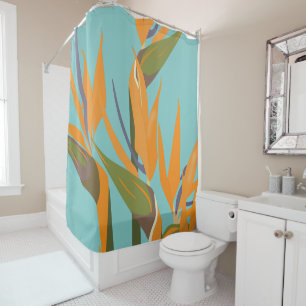 Rideau de douche Oiseau de Paradis