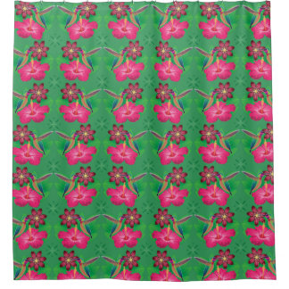 Rideau de douche Oiseau exotique