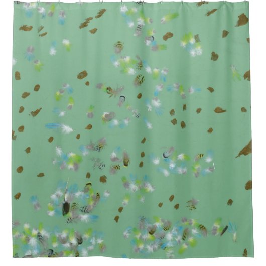 Rideau de douche Oiseaux de la forêt (Devant)