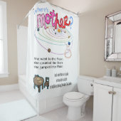 Rideau de douche Où est maman ? (En situation)