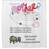 Rideau de douche Où est maman ? (Devant)