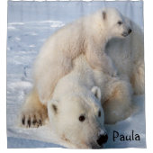 Rideau de Douche Ours Polaires (Devant)