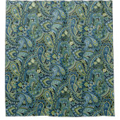 Rideau de douche Paisley Forest Green (Devant)