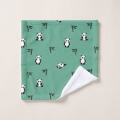 Rideau de douche panda de dessin animé (Gant de toilette)