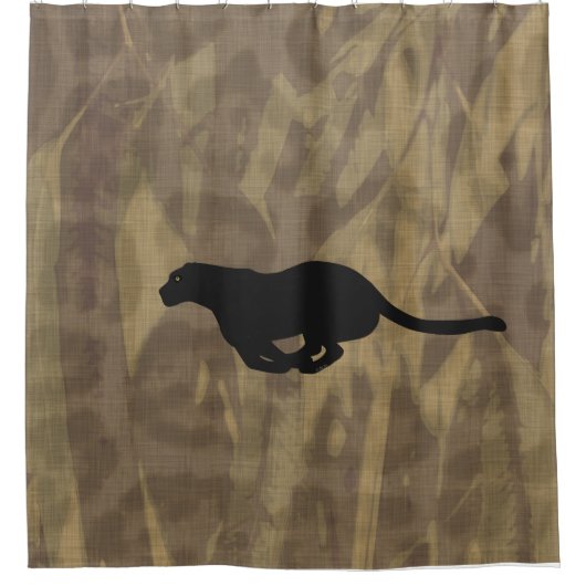 Rideau de douche panthère (Devant)