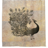 Rideau de douche paon majestueux (Devant)