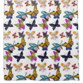 Rideau de douche papillon (Devant)