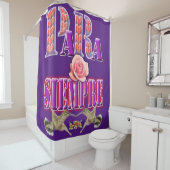 Rideau de douche Para Siempre (En situation)