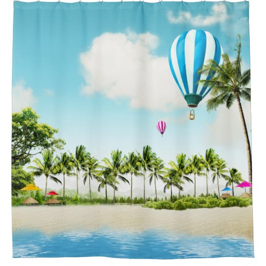 Rideau de douche Paradise Tropical (Devant)