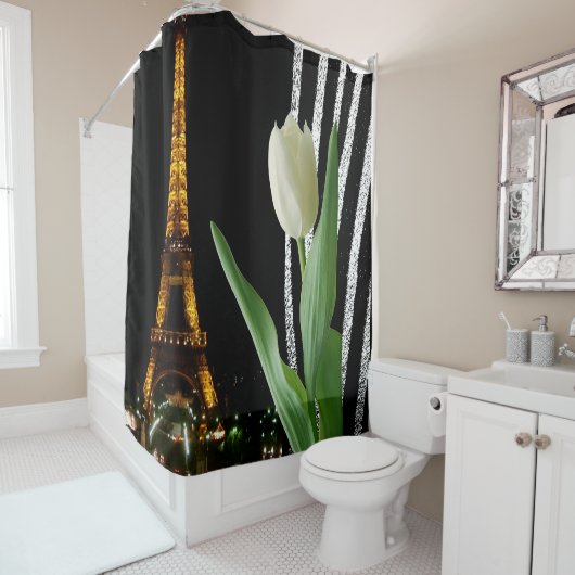 Rideau de douche Paris France (En situation)