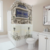 Rideau de douche, Paris, France, (En situation)