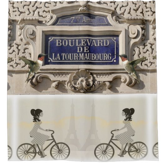 Rideau de douche, Paris, France, (Devant)