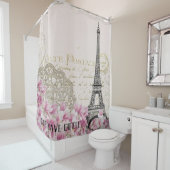 Rideau de douche Paris Gustave Eifell (En situation)