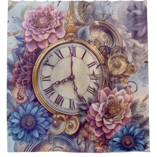 Rideau de douche Pastel Steampunk (Devant)