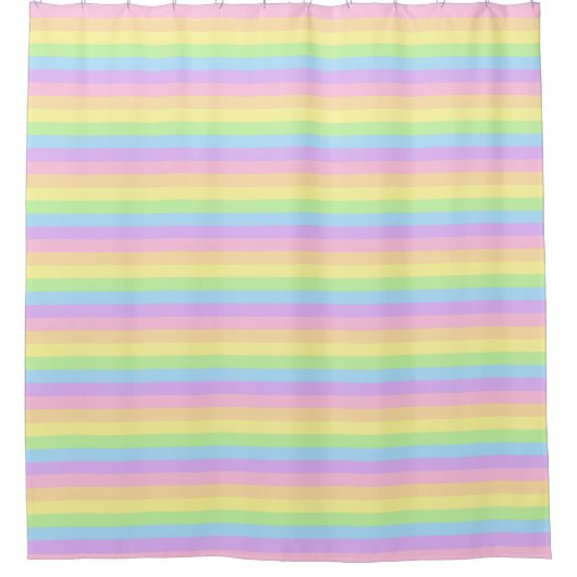 Rideau de douche Pastel Stripes (Devant)