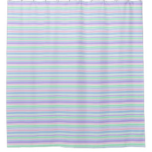Rideau de douche Pastel Stripes