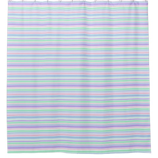 Rideau de douche Pastel Stripes (Devant)