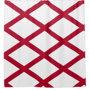 Rideau de douche patriotique avec drapeau de l'Ala