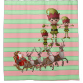 Rideau de douche Père Noël (Devant)