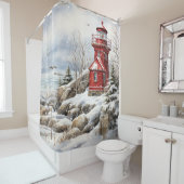 Rideau de douche phare (En situation)