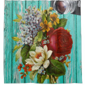 Rideau de douche Photographie florale (Devant)