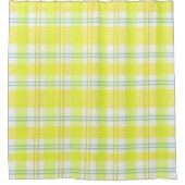 Rideau de douche Plaid Jaune (Devant)