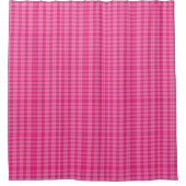 Rideau de douche Plaid rose (Devant)