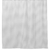 Rideau de douche Pois blanc/noir (Devant)