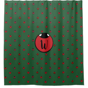 Rideau de douche Pois Ladybug