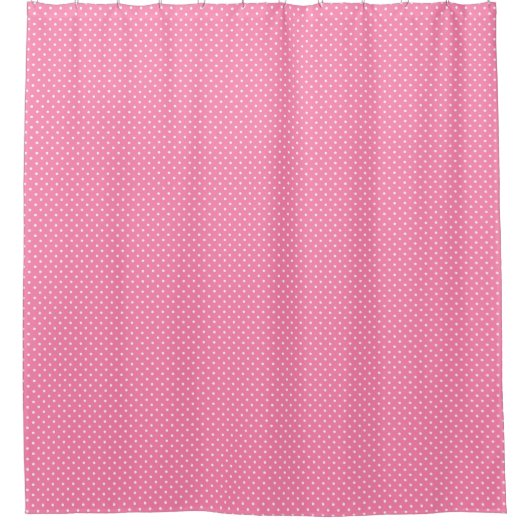 Rideau de douche Pois rose (Devant)