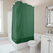 Rideau de douche Pois vert (En situation)