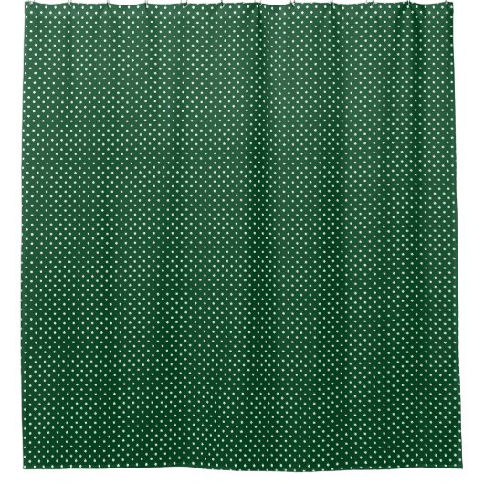 Rideau de douche Pois vert (Devant)