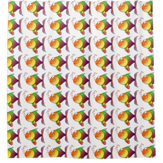 Rideau de douche/poisson (Devant)