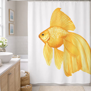 Rideau de douche Poisson Doré
