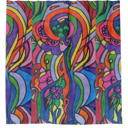 Rideau de douche Pop Art (Devant)