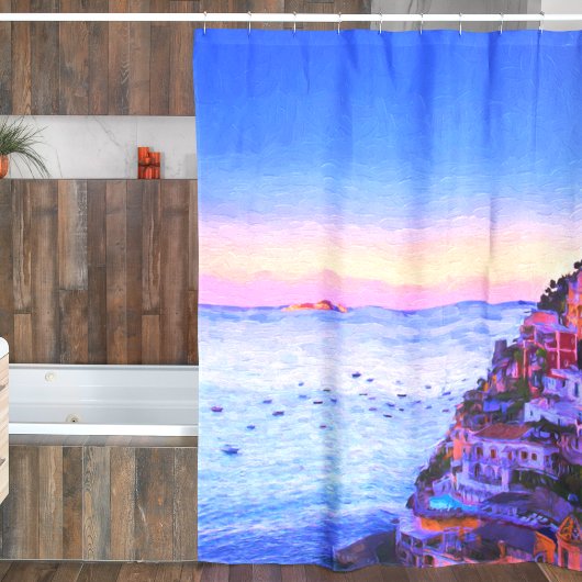 Rideau de douche Positano, Italie