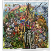 Rideau de douche pour animaux (Devant)