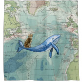 Rideau de douche pour baleines (Devant)