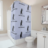 Rideau de douche pour chat (En situation)