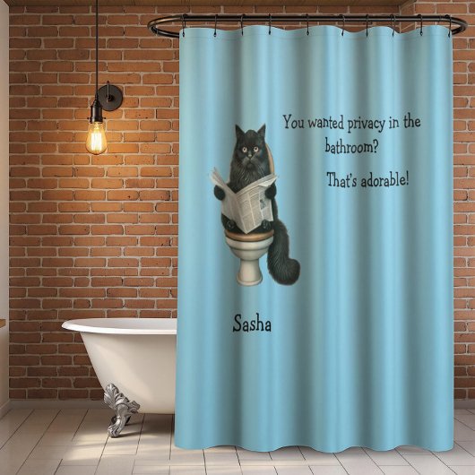 Rideau de douche pour chat pour l'intimité de la s