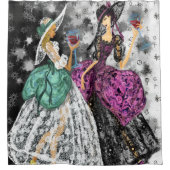 Rideau de douche pour dames moderne (Devant)